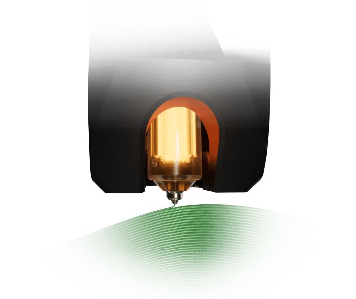 Хотенд з високим потоком та вентилятором охолодження